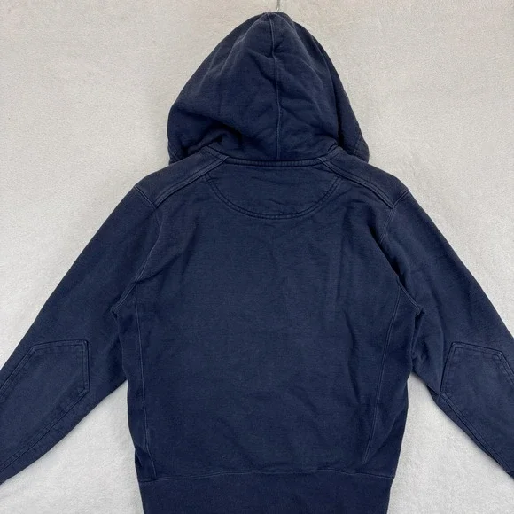 American Giant Hoodie Mens Small Navy‎ Full Zip Heavyweight Cotton Made in USA - Picture 7 of 7